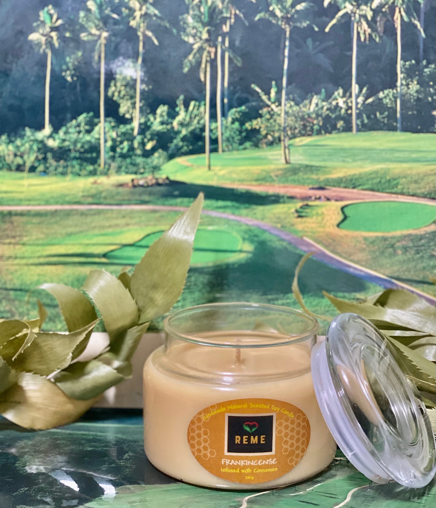 Frankincense Scented Soy Candle