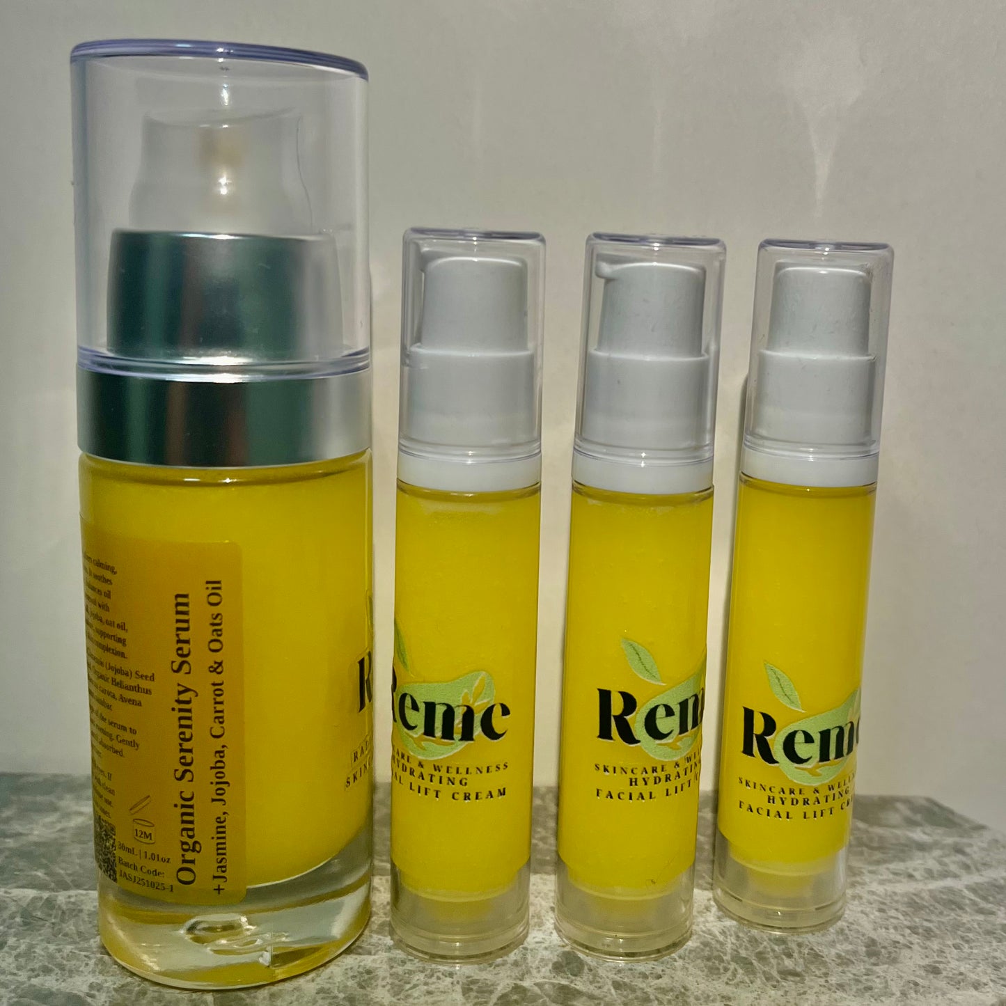 Organic Serenity Facial & Neck Serum + Jojoba Oil, Carrot Oil, Oats Oil & Jasmine Oil