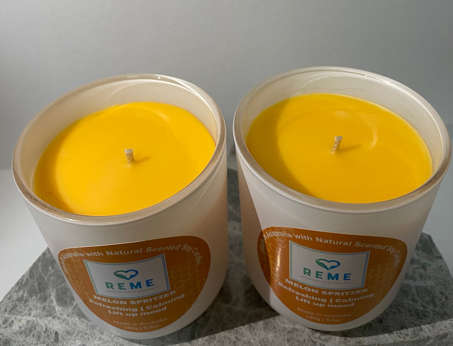 Melon Spritzer Scented Soy Candle