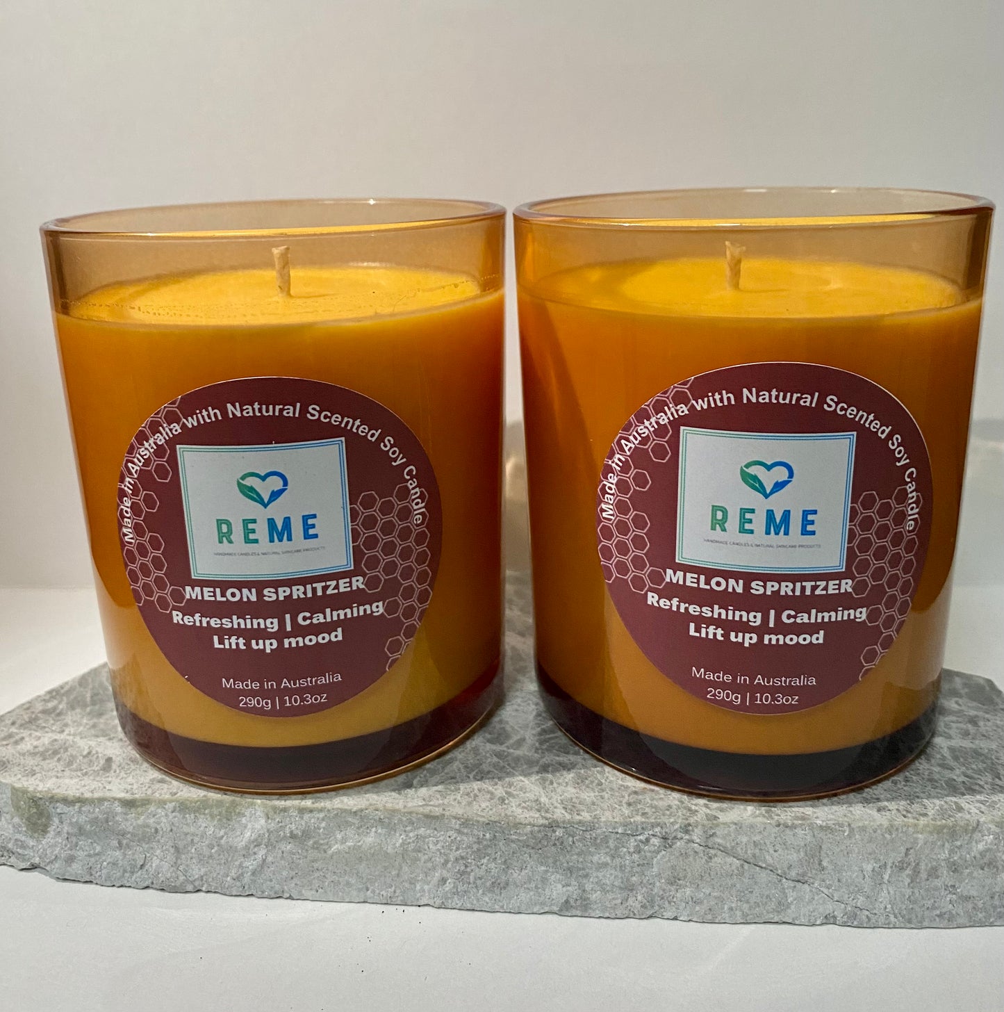 Melon Spritzer Scented Soy Candle