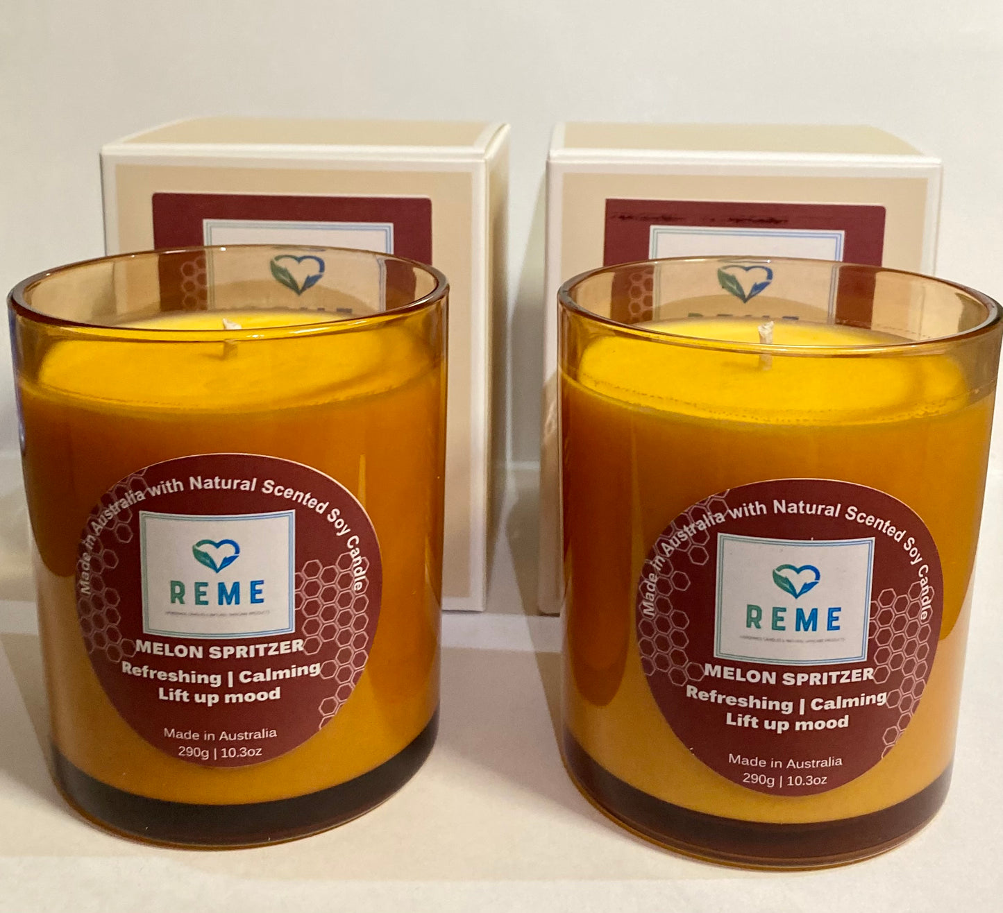 Melon Spritzer Scented Soy Candle