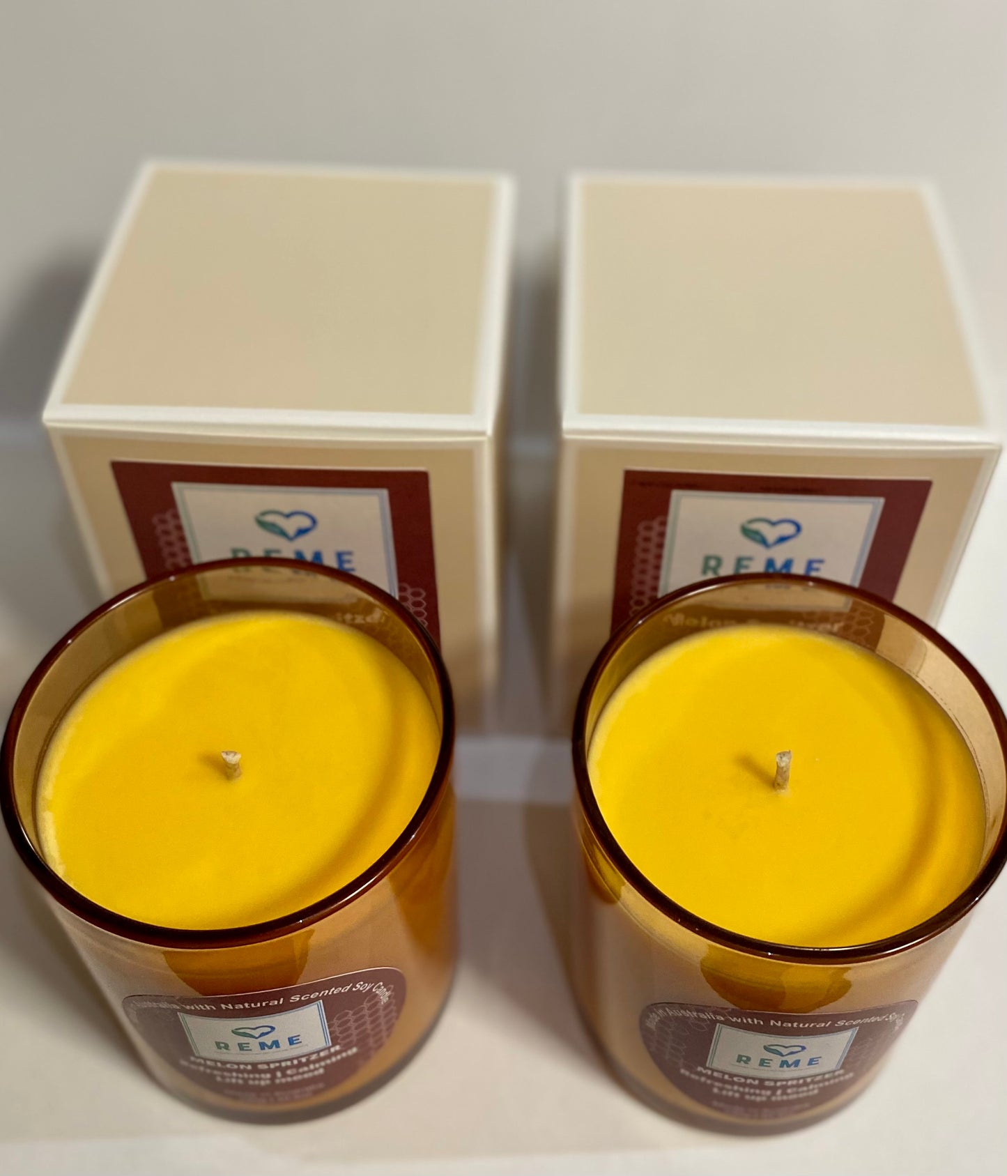 Melon Spritzer Scented Soy Candle