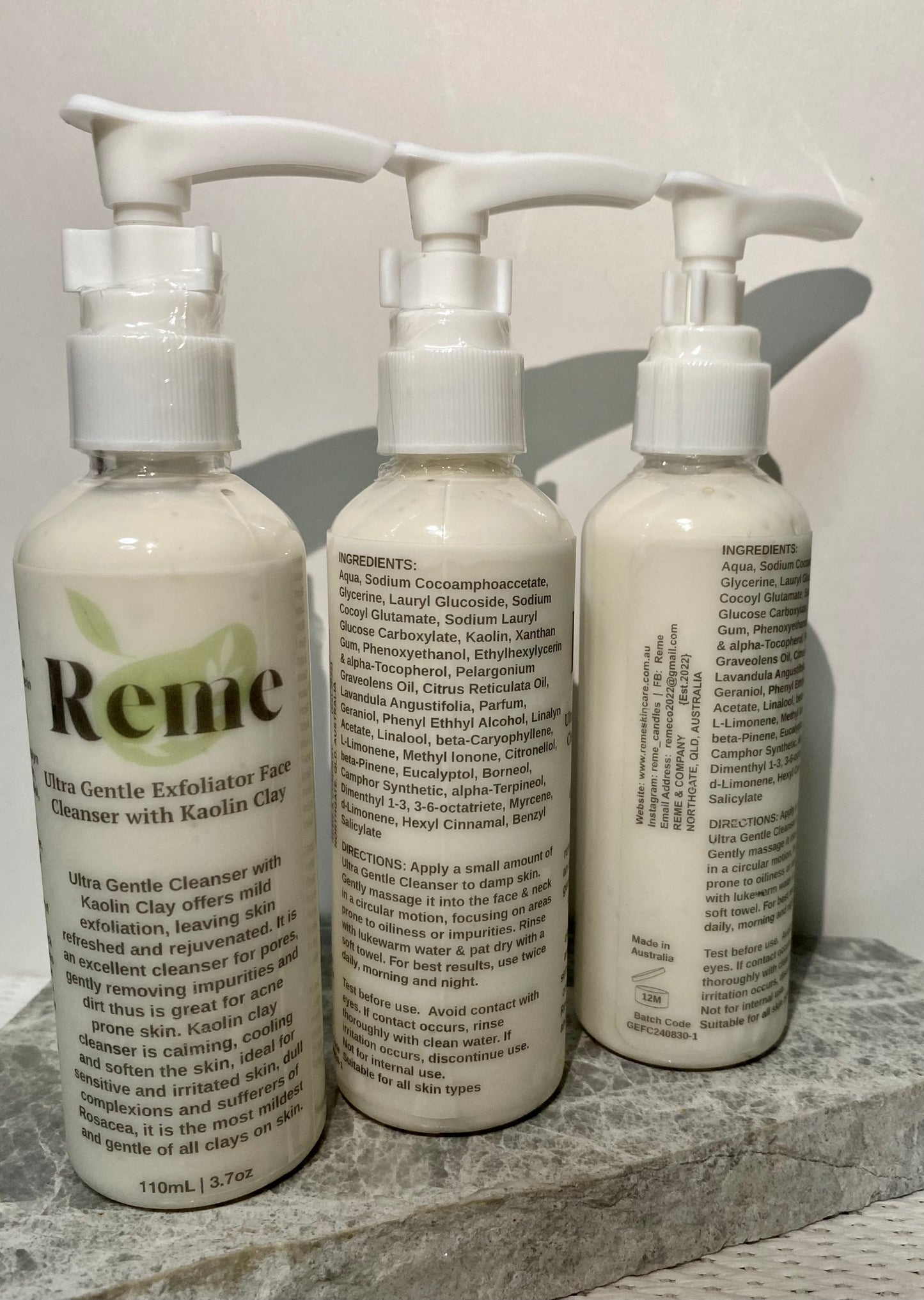 Ultra Gentle Exfoliator Face Cleanser with Kaolin Clay