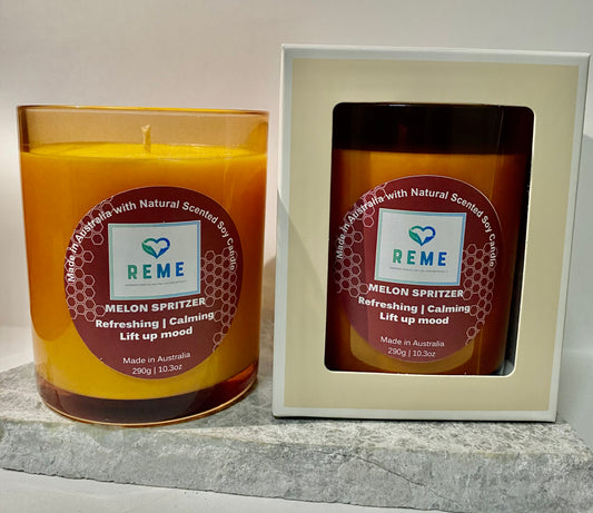 Melon Spritzer Scented Soy Candle