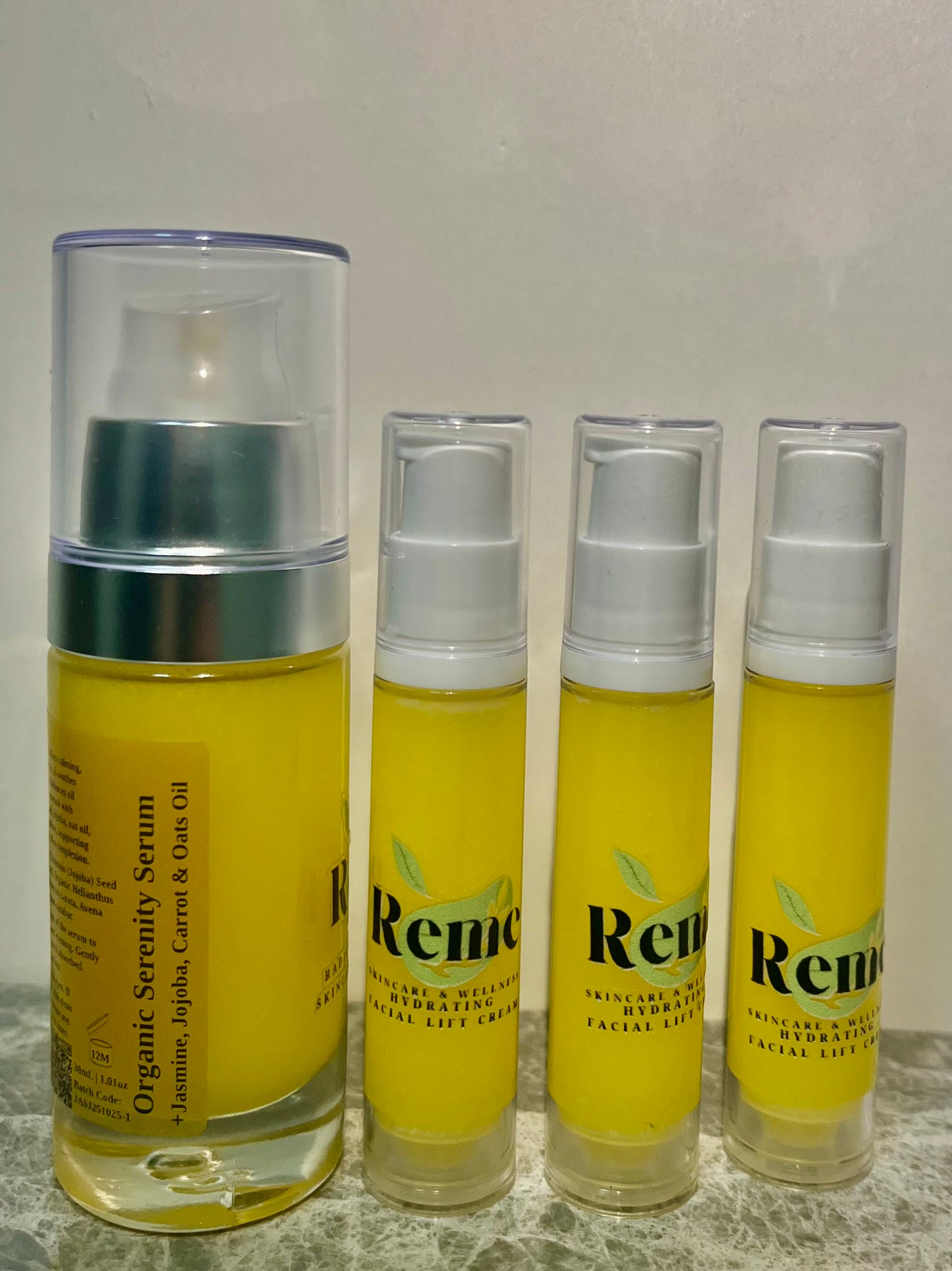 Organic Serenity Facial & Neck Serum + Jojoba Oil, Carrot Oil, Oats Oil & Jasmine Oil