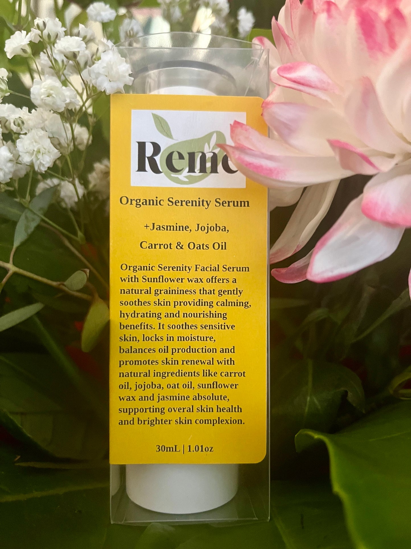 Organic Serenity Facial & Neck Serum + Jojoba Oil, Carrot Oil, Oats Oil & Jasmine Oil