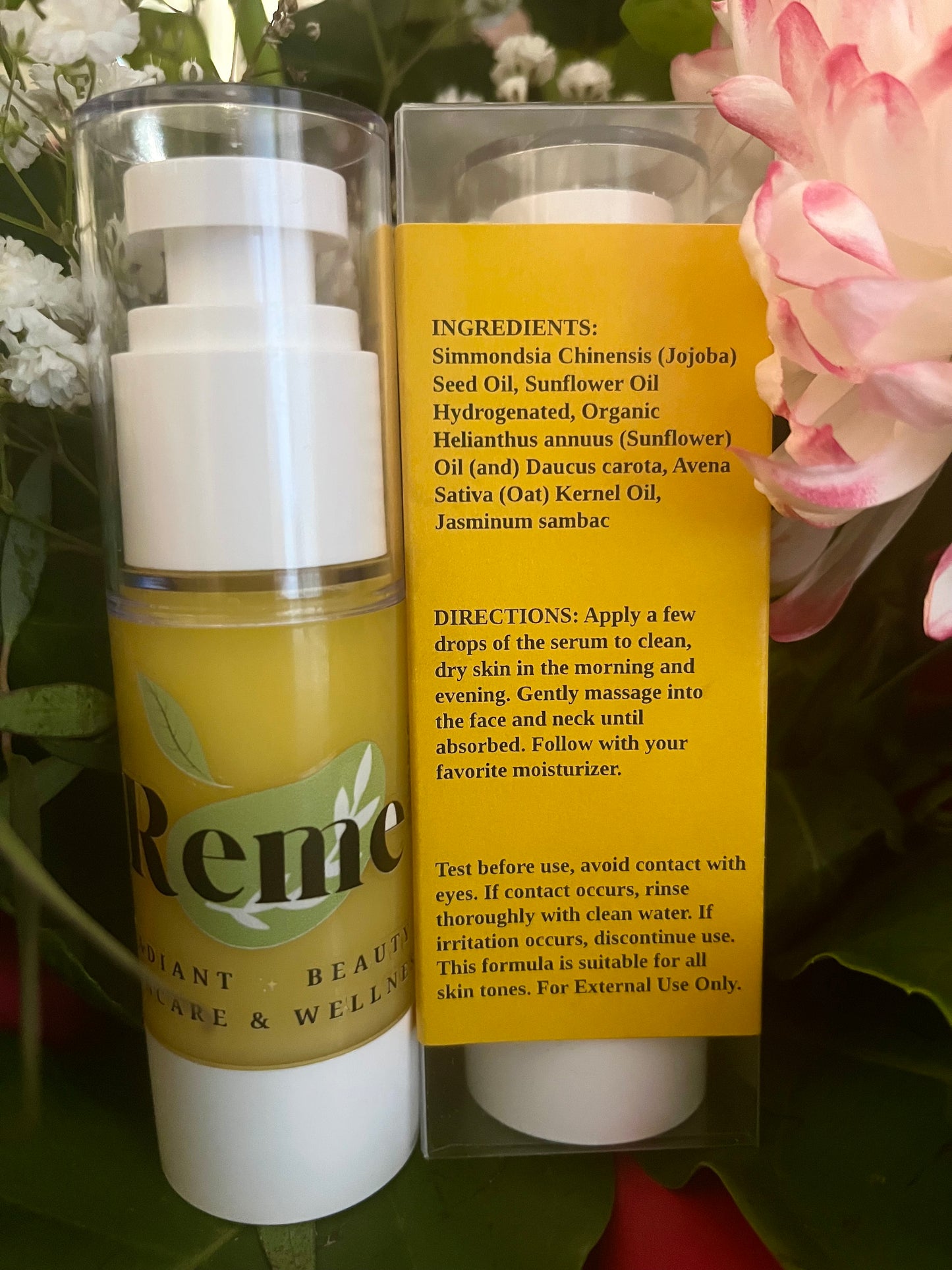 Organic Serenity Facial & Neck Serum + Jojoba Oil, Carrot Oil, Oats Oil & Jasmine Oil